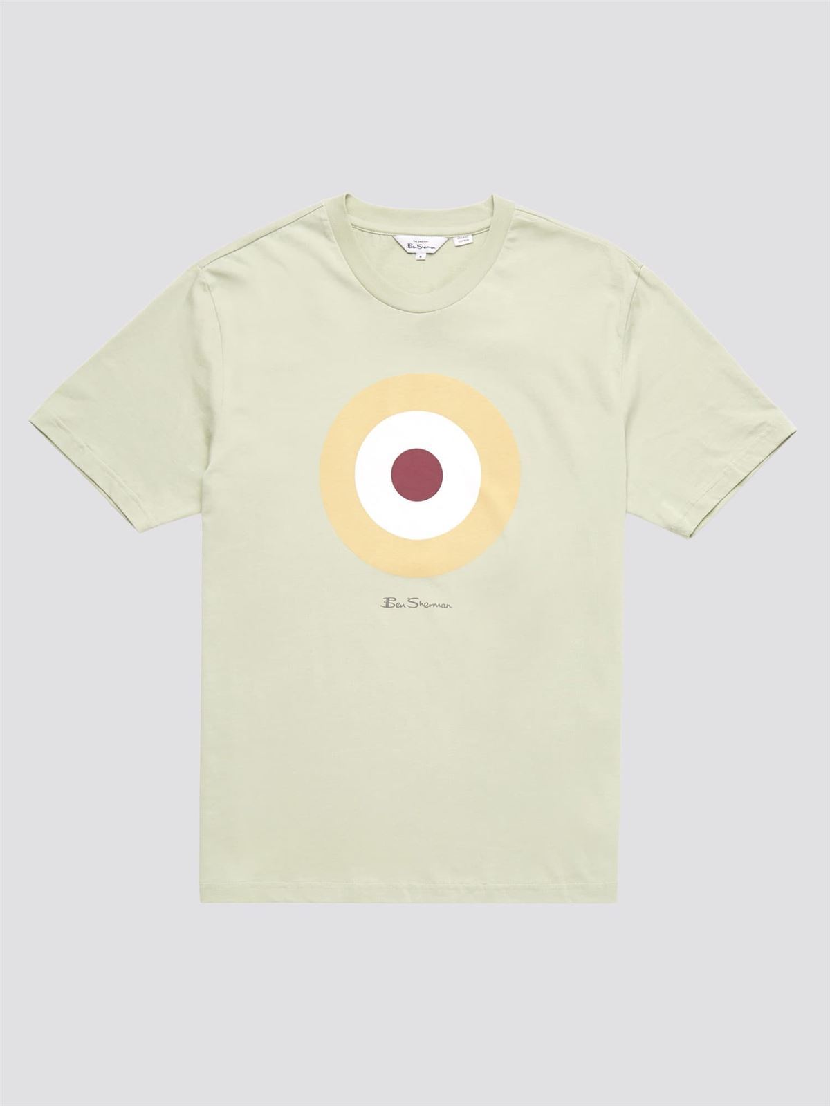 Camiseta Ben Sherman 0065093 610 Target tee pistacho - Imagen 3