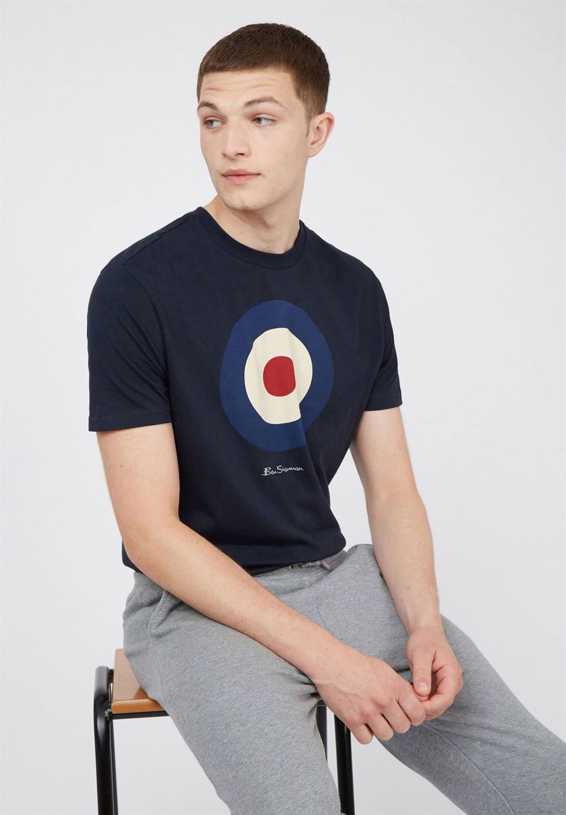 Camiseta Ben Sherman 00650931 TARGET TEE Marino - Imagen 3