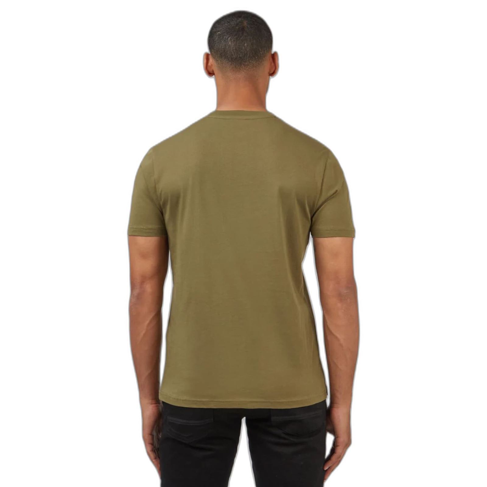 Camiseta Ben Sherman 0067148 072 Culture Graphic Tee verde - Imagen 3