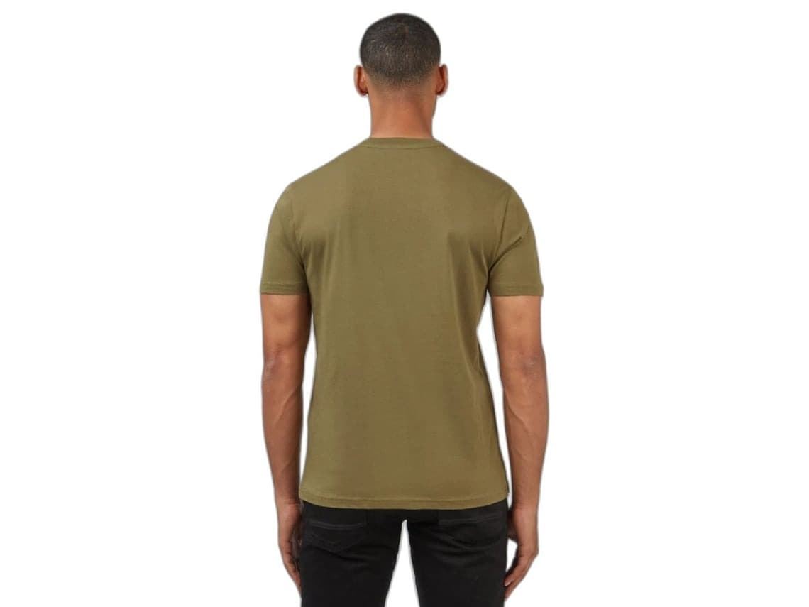 Camiseta Ben Sherman 0067148 072 Culture Graphic Tee verde - Imagen 3