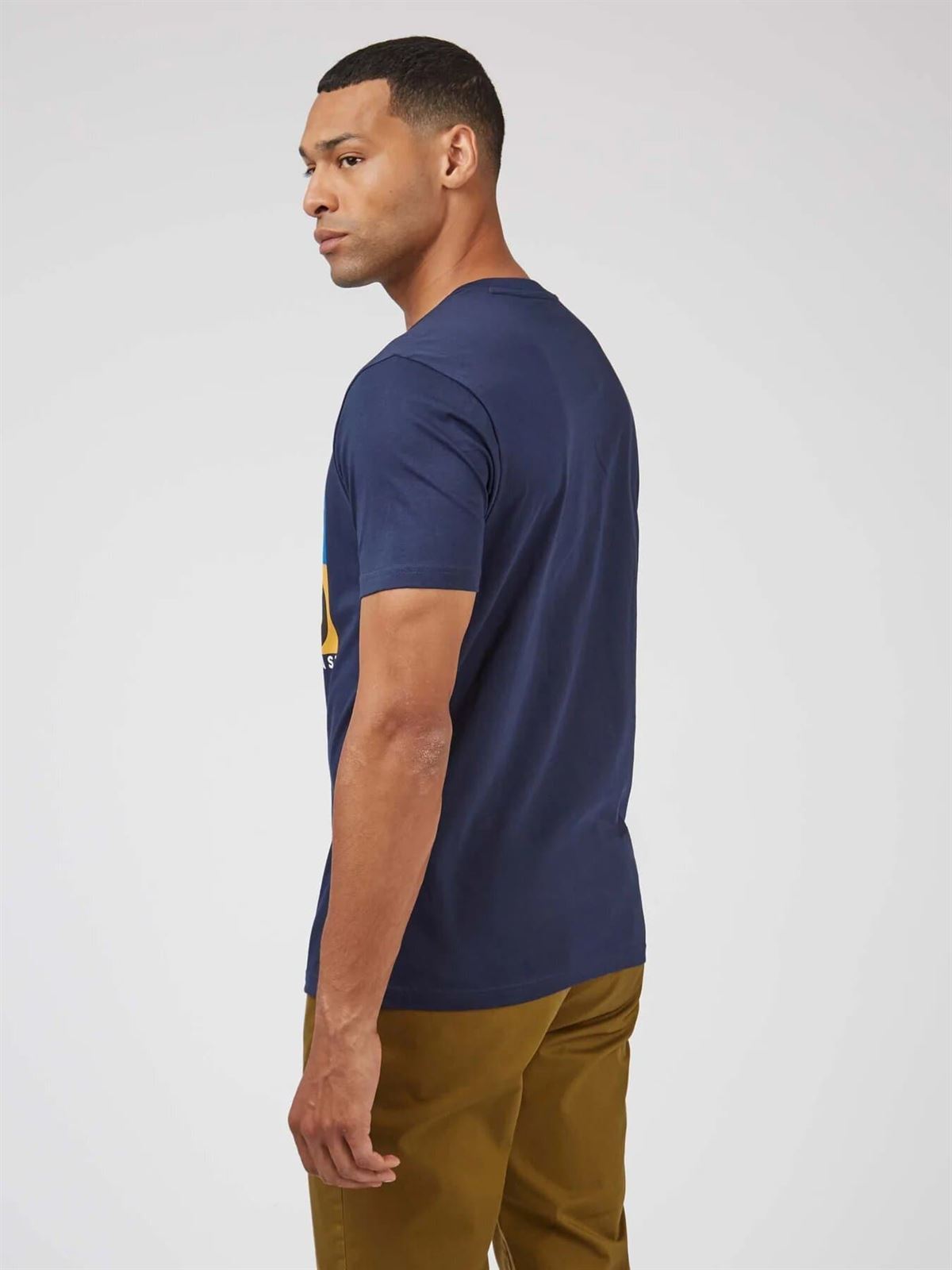 Camiseta Ben Sherman 0068163 035 Broadcast Tee marino - Imagen 3