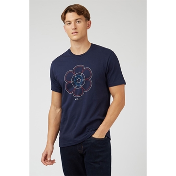 Camiseta Ben Sherman 0071366 035 60th Anniversary tee marine - Imagen 1