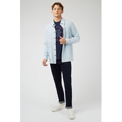Camiseta Ben Sherman 0071366 035 60th Anniversary tee marine - Imagen 2