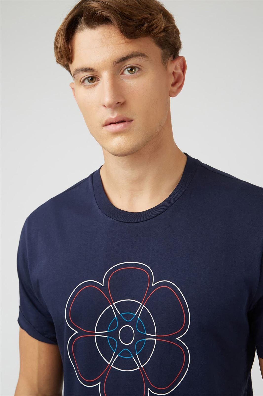Camiseta Ben Sherman 0071366 035 60th Anniversary tee marine - Imagen 5