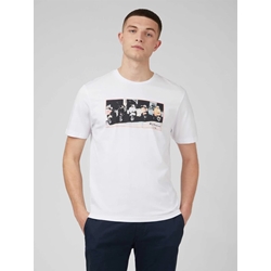 Camiseta Ben Sherman 0071385 010 Scooter Vibes Tee white - Imagen 1