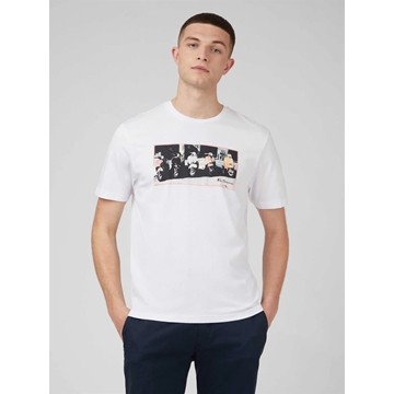 Camiseta Ben Sherman 0071385 010 Scooter Vibes Tee white - Imagen 1