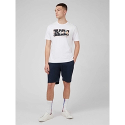 Camiseta Ben Sherman 0071385 010 Scooter Vibes Tee white - Imagen 2