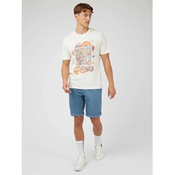 Camiseta Ben Sherman 0071387 015 1960'S Tee Ivory - Imagen 2