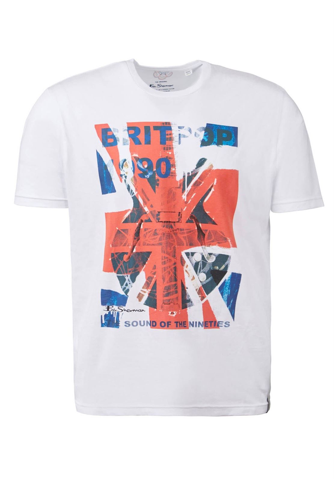 Camiseta Ben Sherman 0071390 010 1990'S Tee white - Imagen 1