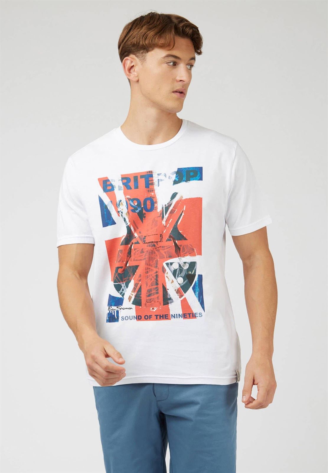 Camiseta Ben Sherman 0071390 010 1990'S Tee white - Imagen 2