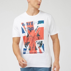 Camiseta Ben Sherman 0071390 010 1990'S Tee white - Imagen 2