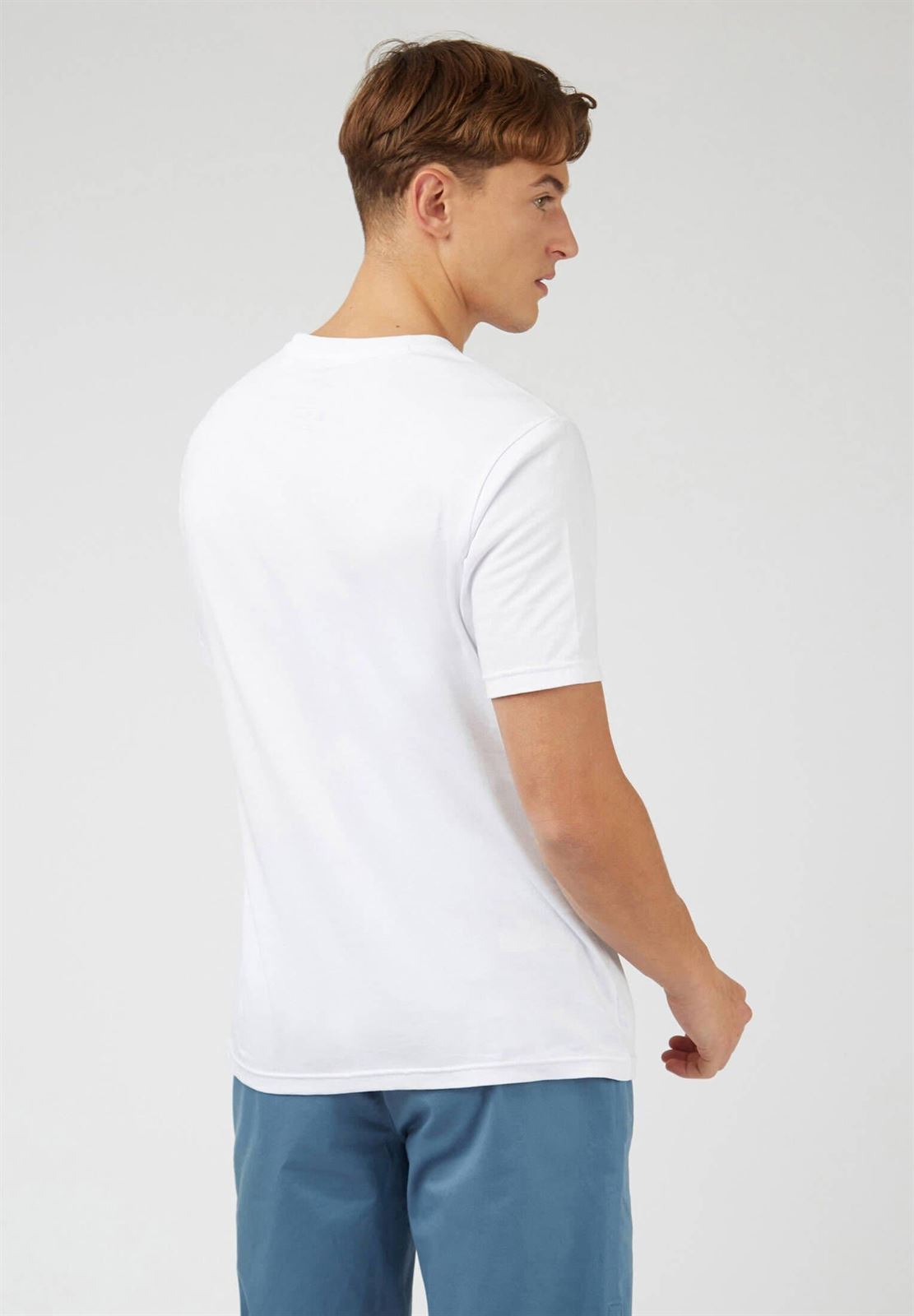 Camiseta Ben Sherman 0071390 010 1990'S Tee white - Imagen 4