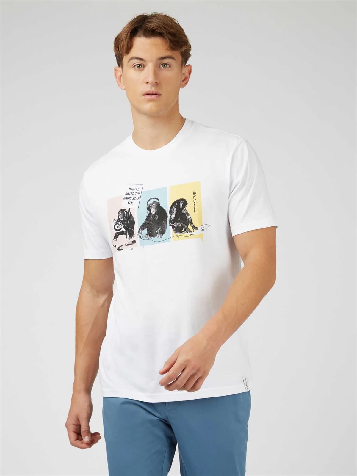 Camiseta Ben Sherman 2000'S Tee white - Imagen 1