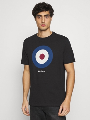 Camiseta Ben Sherman Signature Target Tee 0065093 290 black - Imagen 1