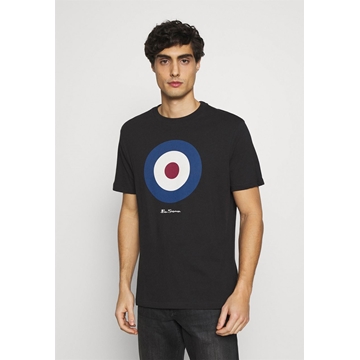 Camiseta Ben Sherman Signature Target Tee 0065093 290 black - Imagen 1