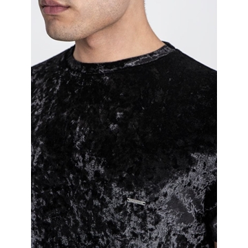 Camiseta Black Must Velvet Tee Gianni Kavanagh GKM007211 - Imagen 2