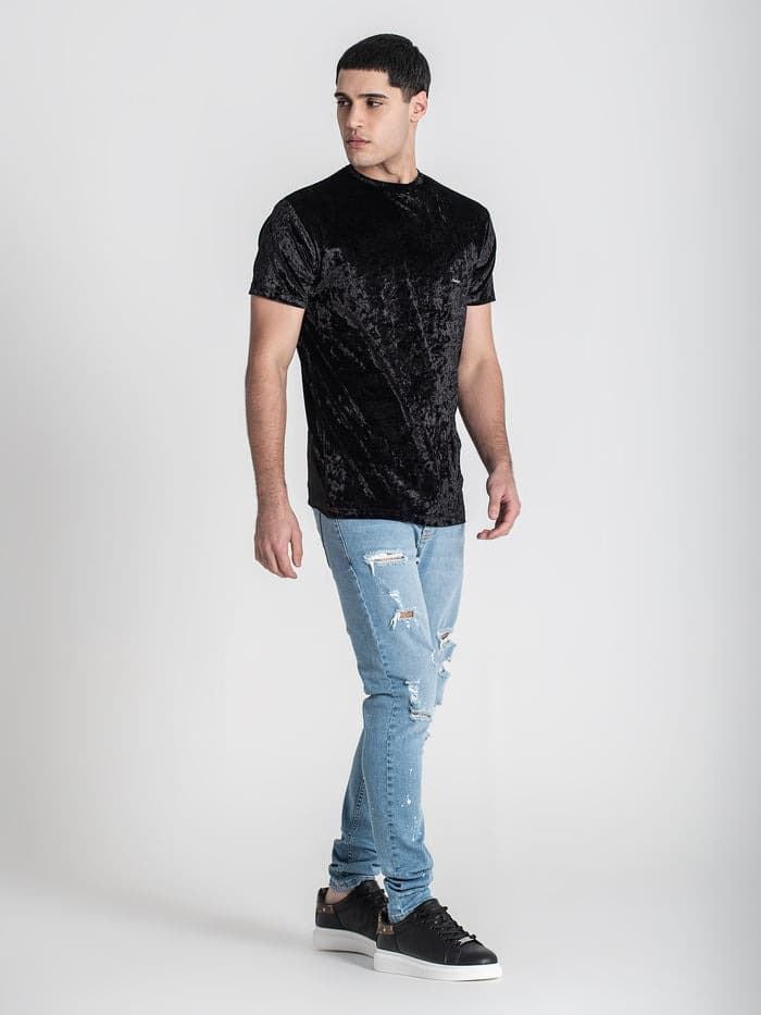 Camiseta Black Must Velvet Tee Gianni Kavanagh GKM007211 - Imagen 3