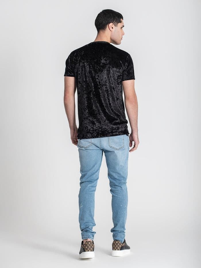 Camiseta Black Must Velvet Tee Gianni Kavanagh GKM007211 - Imagen 5