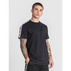 Camiseta Black Retro Tape Tee Gianni Kavanagh GKM006588 - Imagen 1
