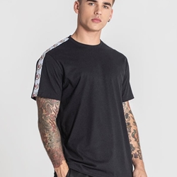 Camiseta Black Retro Tape Tee Gianni Kavanagh GKM006588 - Imagen 1