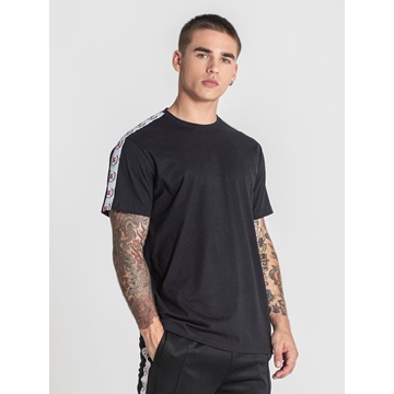Camiseta Black Retro Tape Tee Gianni Kavanagh GKM006588 - Imagen 1