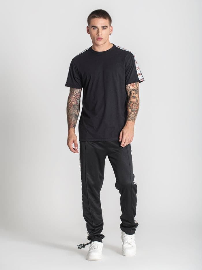Camiseta Black Retro Tape Tee Gianni Kavanagh GKM006588 - Imagen 3