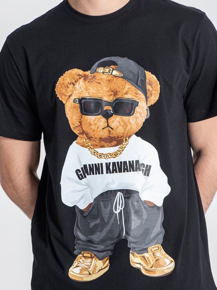 Camiseta Black Swag Bear Tee Gianni Kavanagh GKM007150 - Imagen 2