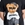 Camiseta Black Swag Bear Tee Gianni Kavanagh GKM007150 - Imagen 2