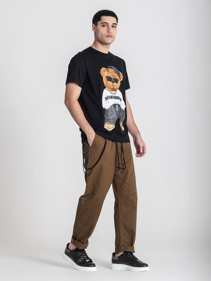 Camiseta Black Swag Bear Tee Gianni Kavanagh GKM007150 - Imagen 3