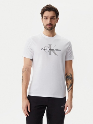 Camiseta Blanca Calvin Klein Jeans Brillian White LV040EM286 YAA - Imagen 1