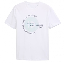 Camiseta Blanca Tom Tailor Knit White 1043491 10991 - Imagen 1