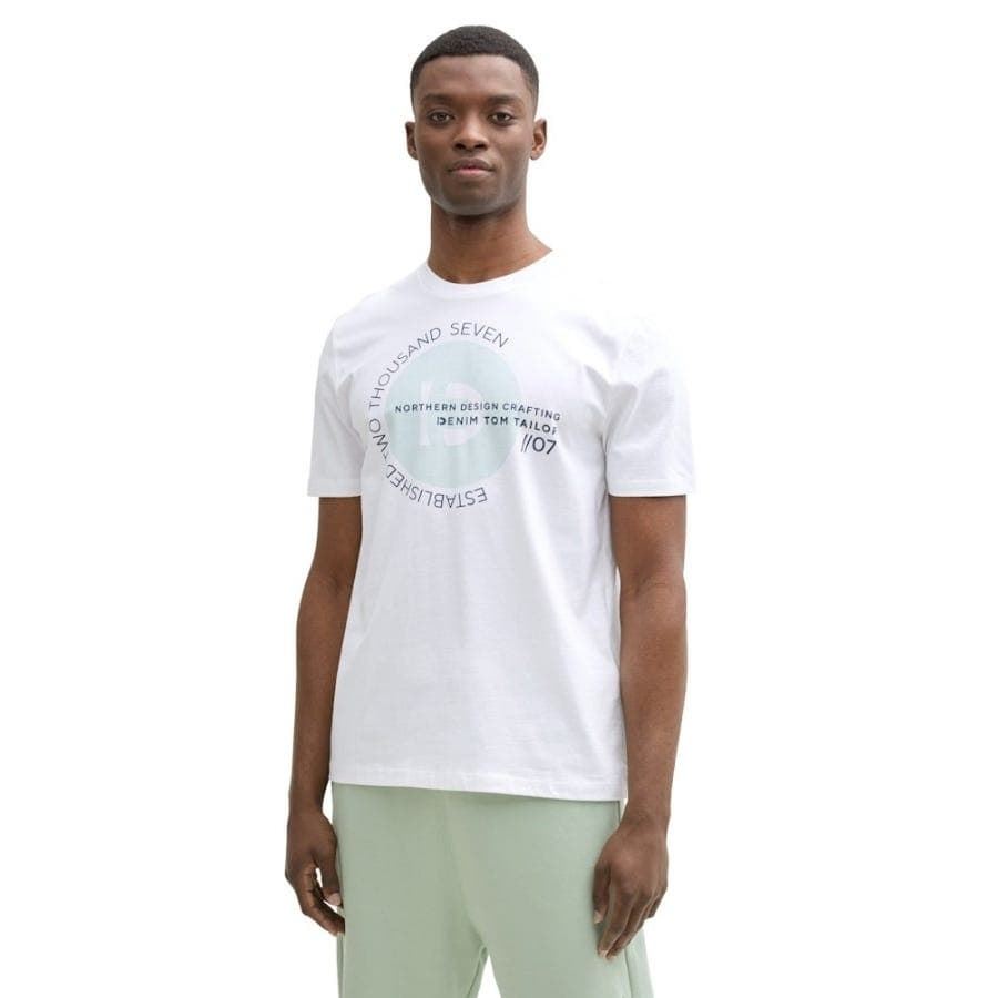 Camiseta Blanca Tom Tailor Knit White 1043491 10991 - Imagen 2