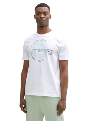 Camiseta Blanca Tom Tailor Knit White 1043491 10991 - Imagen 2