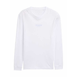 Camiseta Blanca Tom Tailor Printed Longsleeve White 1047403 20000 - Imagen 1