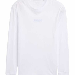 Camiseta Blanca Tom Tailor Printed Longsleeve White 1047403 20000 - Imagen 1