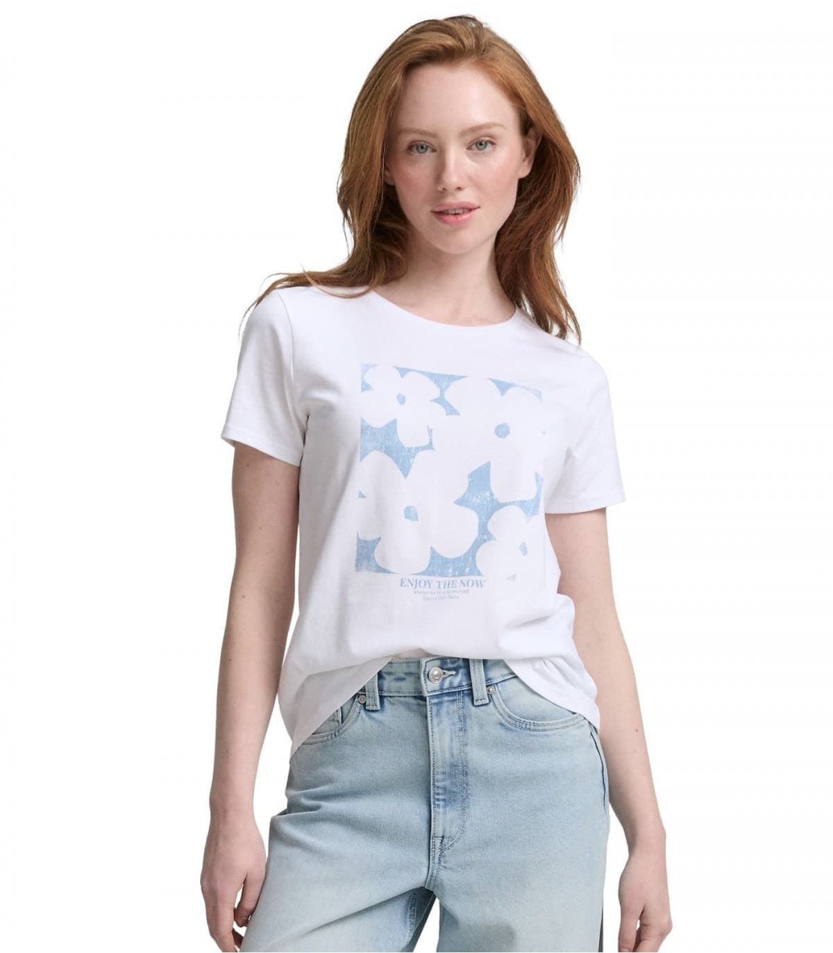 Camiseta Blanca Tom Tailor T-Shirt with print 1047858 20000 - Imagen 1
