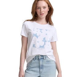 Camiseta Blanca Tom Tailor T-Shirt with print 1047858 20000 - Imagen 1