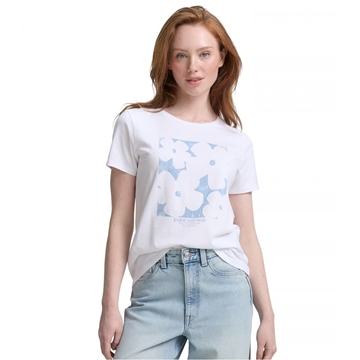 Camiseta Blanca Tom Tailor T-Shirt with print 1047858 20000 - Imagen 1
