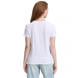 Camiseta Blanca Tom Tailor T-Shirt with print 1047858 20000 - Imagen 2