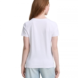 Camiseta Blanca Tom Tailor T-Shirt with print 1047858 20000 - Imagen 2