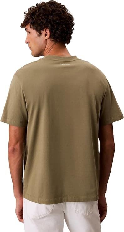 Camiseta Calvin Klein 20s March Deep Lichen Green LV04RF822G LDI - Imagen 2