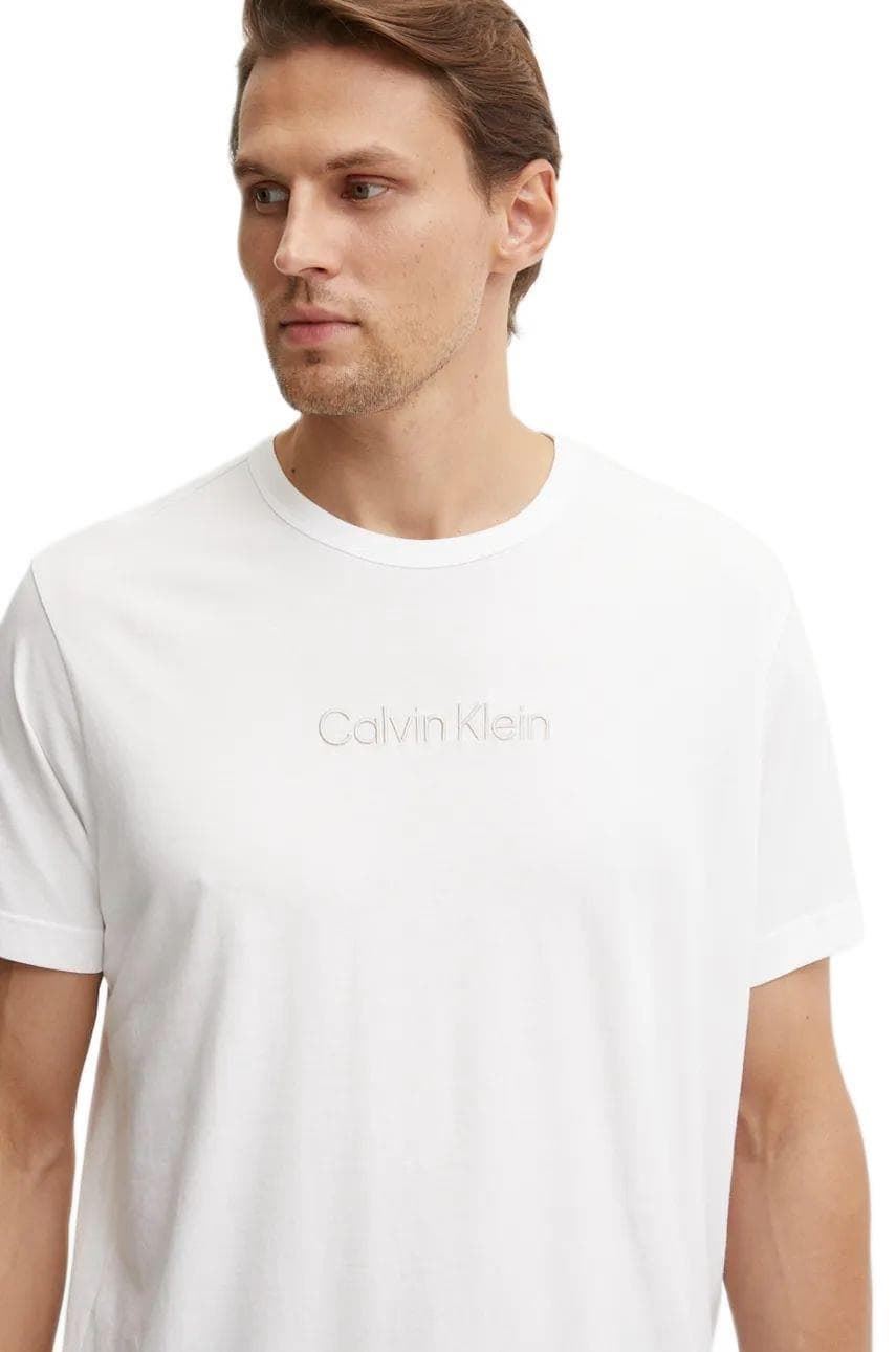 Camiseta Calvin Klein Crew Neck Classic White - Imagen 5