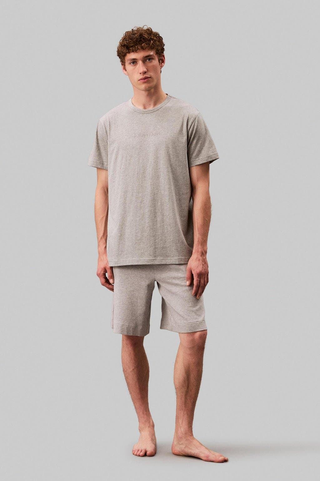 Camiseta Calvin Klein Crew Neck Medium Grey - Imagen 1