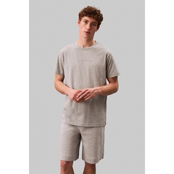 Camiseta Calvin Klein Crew Neck Medium Grey - Imagen 2