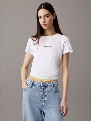 Camiseta Calvin Klein Jeans J20J225252 YAA brillant white - Imagen 1