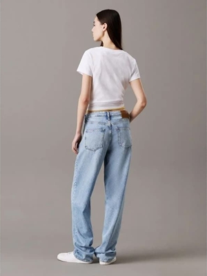 Camiseta Calvin Klein Jeans J20J225252 YAA brillant white - Imagen 2