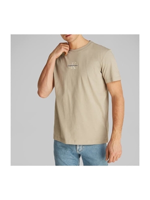 Camiseta Calvin Klein Jeans J30J325649 YBI Ivory - Imagen 1