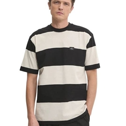 Camiseta CALVIN KLEIN JEANS J30J326857 PDH moonbeam/ck black - Imagen 1