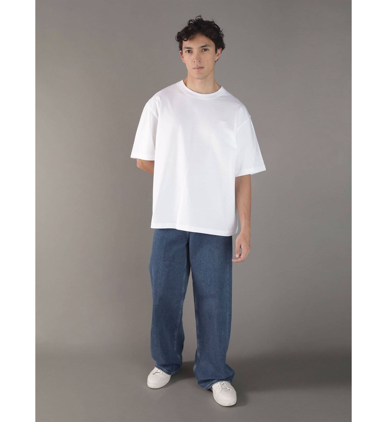 Camiseta Calvin Klein Jeans J30J327081 YAF bright white - Imagen 4