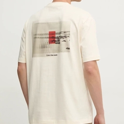 Camiseta Calvin Klein Jeans J30J327094 YAC antique white - Imagen 2